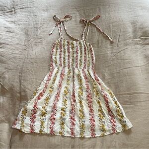 Floral Striped Dress